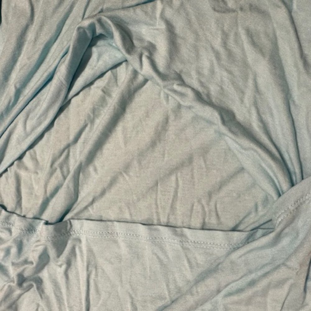 Wasabi & Mint Turquoise Back Cut Out Shirt 4263 NWT Boutique - Picture 10 of 13